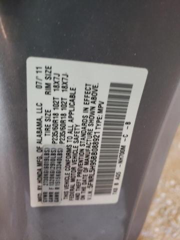 Photo 10 from auction – 2011 HONDA ODYSSEY TO with VIN 5FNRL5H95BB088921