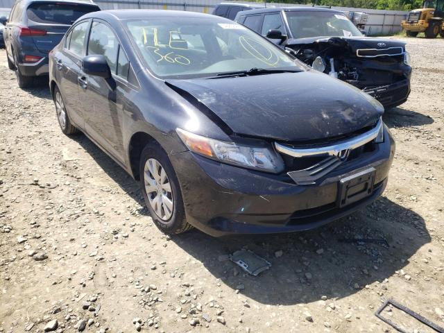 HONDA CIVIC LX 2012 with VIN 19XFB2F53CE370549 - Photo from auction
