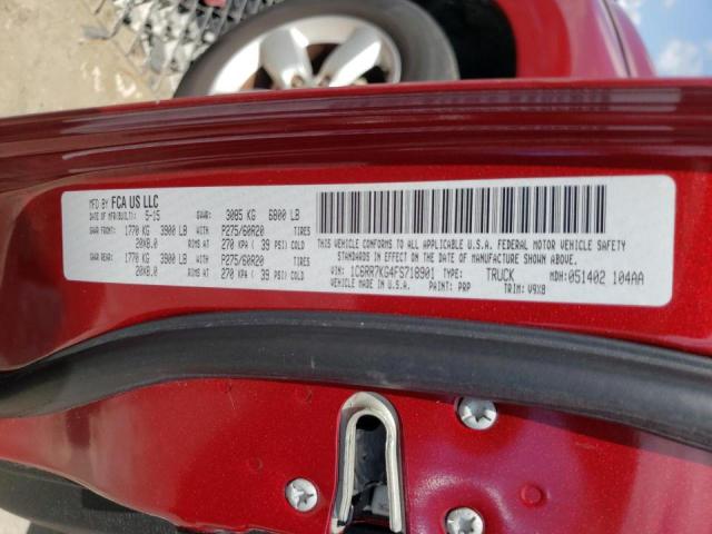 Photo 10 from auction – 2015 RAM 1500 ST with VIN 1C6RR7KG4FS718901