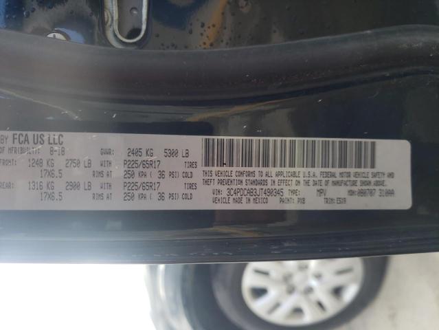 Photo 10 from auction – 2018 DODGE JOURNEY SE with VIN 3C4PDCAB3JT490345
