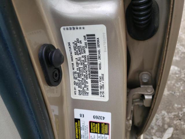 Photo 10 from auction – 2010 TOYOTA COROLLA BA with VIN 1NXBU4EE4AZ202631