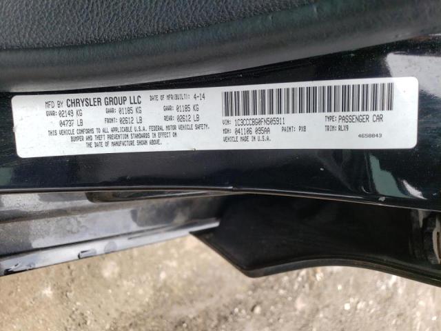 Photo 10 from auction – 2015 CHRYSLER 200 S with VIN 1C3CCCBG0FN505911