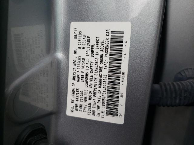 Photo 10 from auction – 2018 ACURA TLX TECH with VIN 19UUB1F54JA008202