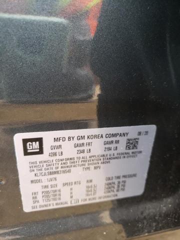 Photo 10 from auction – 2021 CHEVROLET TRAX 1LT with VIN KL7CJLSB8MB316540