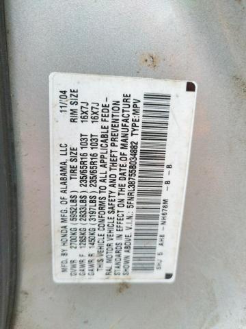 Photo 10 from auction – 2005 HONDA ODYSSEY EX with VIN 5FNRL38755B034882