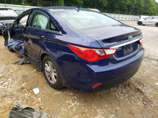 Photo 3 from auction – 2014 HYUNDAI SONATA GLS with VIN 5NPEB4AC4EH865791