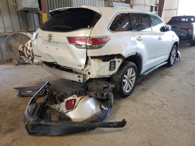Photo 4 from auction – 2015 TOYOTA HIGHLANDER with VIN 5TDZARFHXFS011406