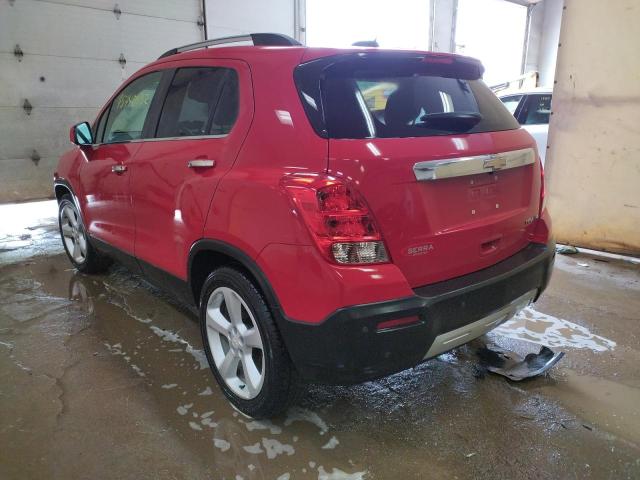 Photo 3 from auction – 2015 CHEVROLET TRAX LTZ with VIN KL7CJNSB3FB073010