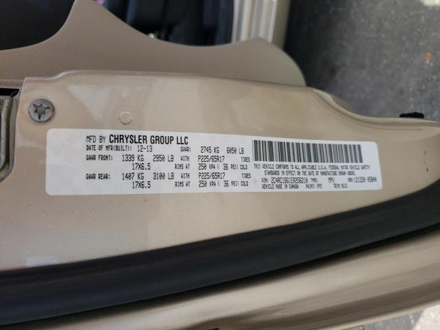 Photo 10 from auction – 2014 CHRYSLER TOWN & COU with VIN 2C4RC1BG1ER256210