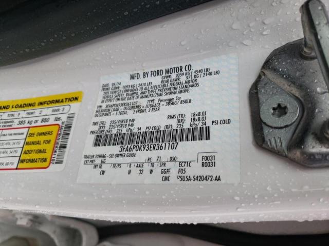 Photo 10 from auction – 2014 FORD FUSION TIT with VIN 3FA6P0K93ER361107