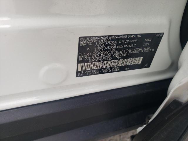 Photo 10 from auction – 2020 TOYOTA RAV4 XLE with VIN 2T3W1RFV4LC083285
