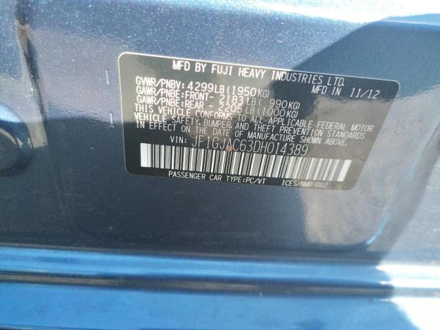 Photo 10 from auction – 2013 SUBARU IMPREZA PR with VIN JF1GJAC63DH014389