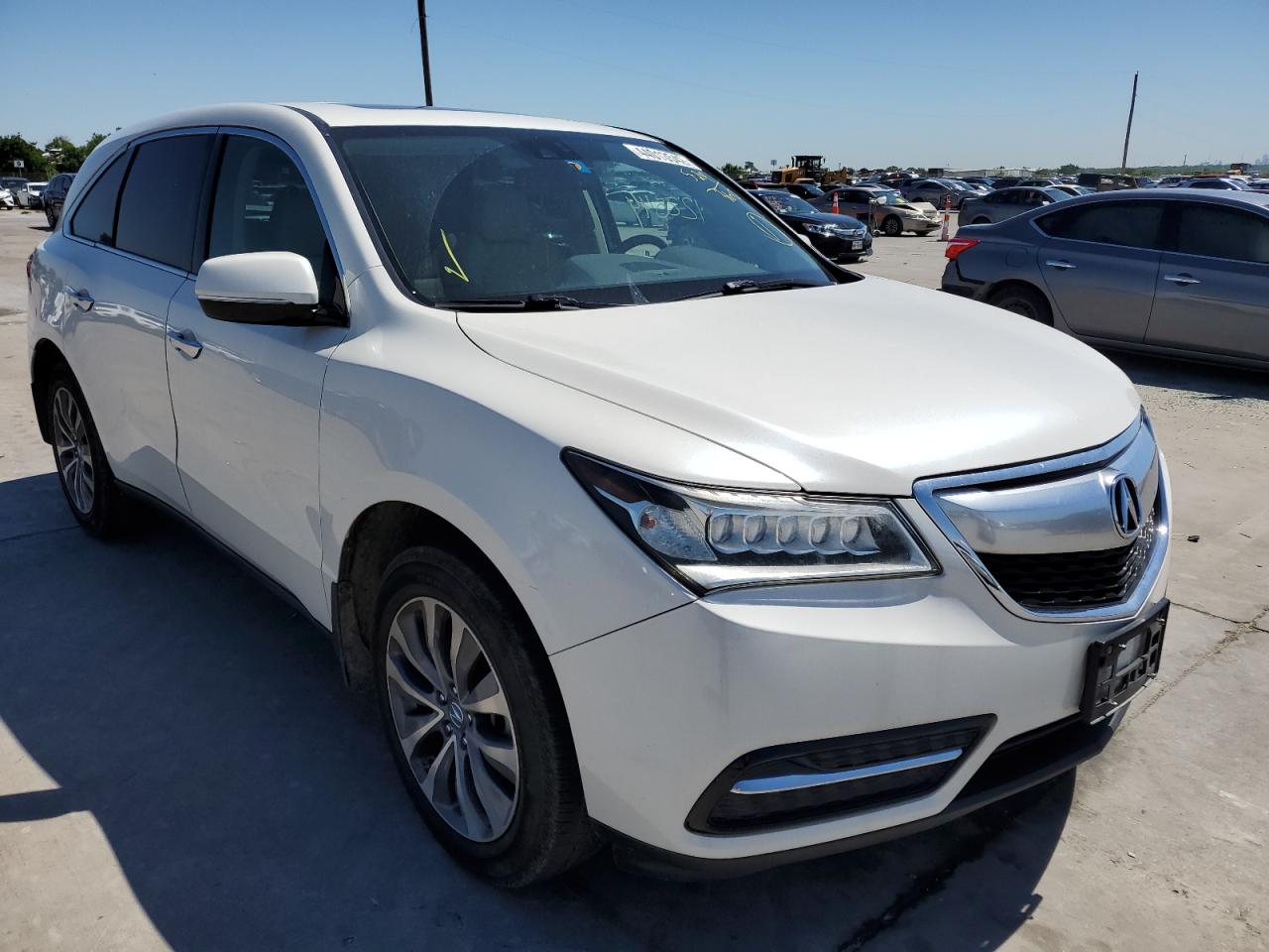 Photo 11 from auction – 2014 ACURA MDX TECHNO with VIN 5FRYD3H42EB004610