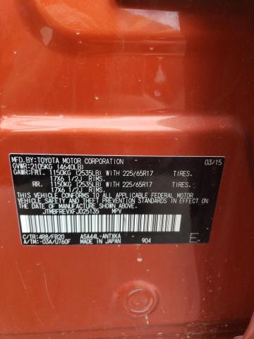 Photo 10 from auction – 2015 TOYOTA RAV4 LE with VIN JTMBFREVXFJ025135