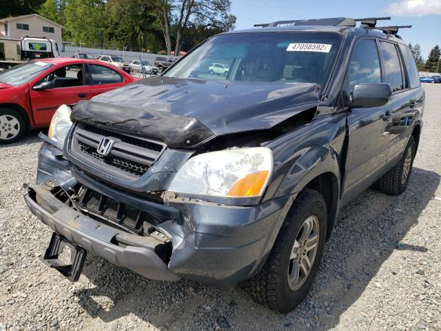 Photo 2 from auction – 2004 HONDA PILOT EXL with VIN 2HKYF18534H534643