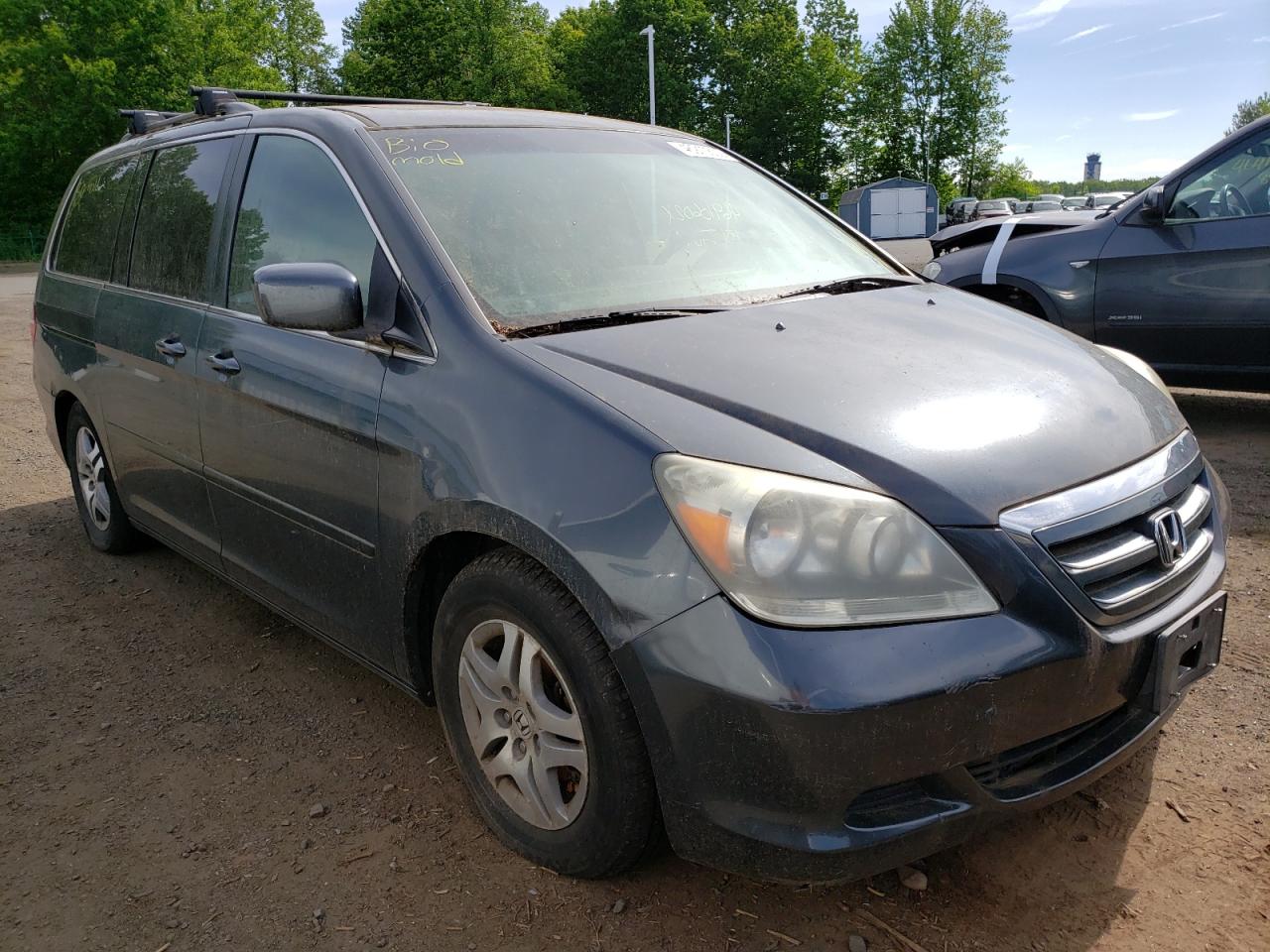 HONDA ODYSSEY EX 2005 with VIN 5FNRL38765B104082 - Photo from auction