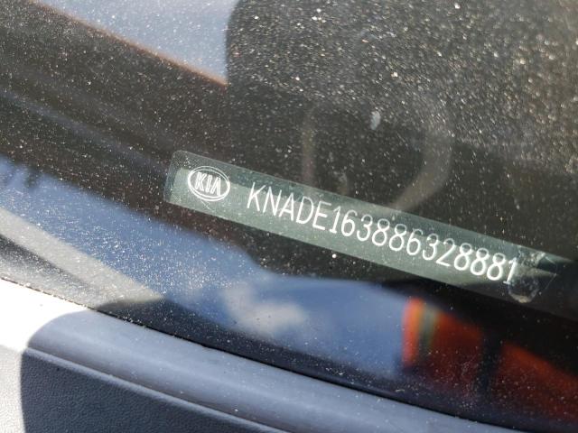 Photo 10 from auction – 2008 KIA RIO 5 SX with VIN KNADE163886328881