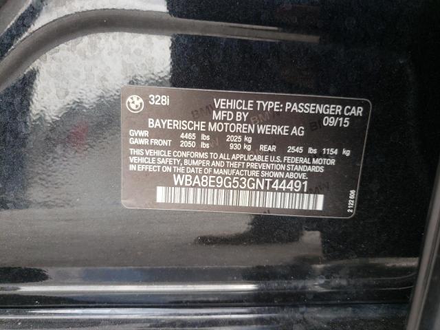 Photo 10 from auction – 2016 BMW 328 I SULE with VIN WBA8E9G53GNT44491