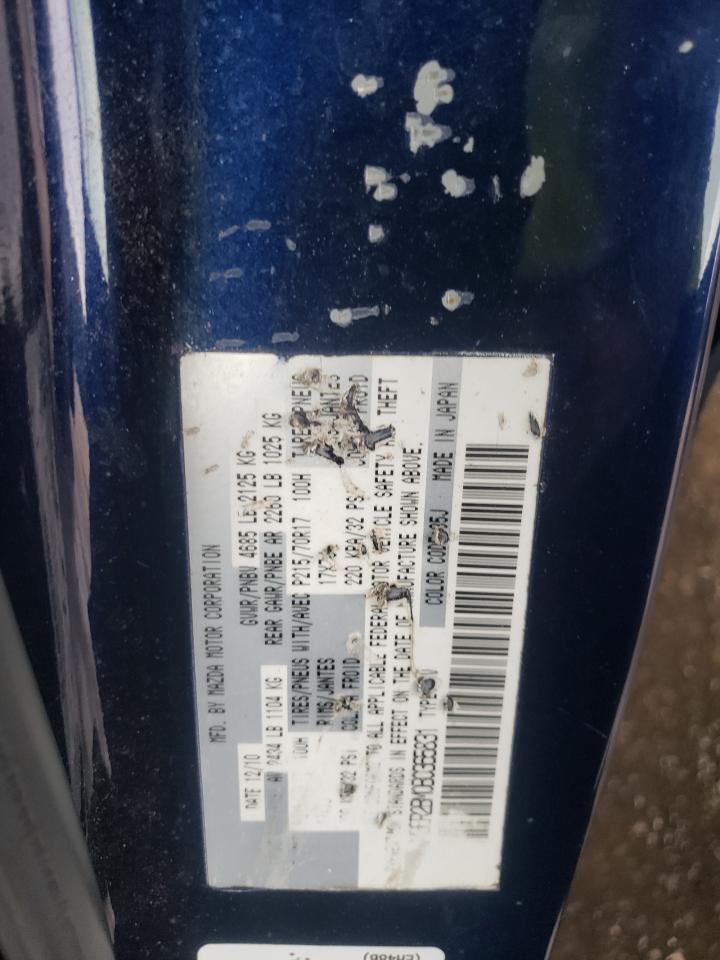 Photo 11 from auction – 2011 MAZDA CX-7 with VIN JM3ER2BM0B0365831