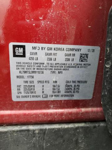 Photo 10 from auction – 2021 CHEVROLET TRAILBLAZE with VIN KL79MTSL9MB118706
