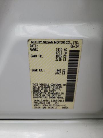 Photo 1 from auction – 2015 NISSAN ALTIMA 2.5 with VIN 1N4AL3AP2FC108903