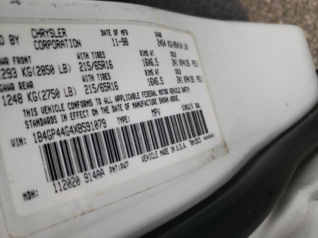 Photo 10 from auction – 1999 DODGE GRAND CARA with VIN 1B4GP44G4XB591079