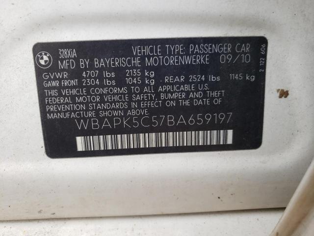 Photo 10 from auction – 2011 BMW 328 XI SUL with VIN WBAPK5C57BA659197