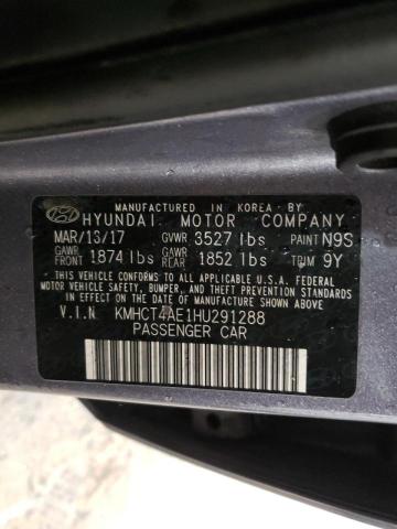 Photo 10 from auction – 2017 HYUNDAI ACCENT SE with VIN KMHCT4AE1HU291288