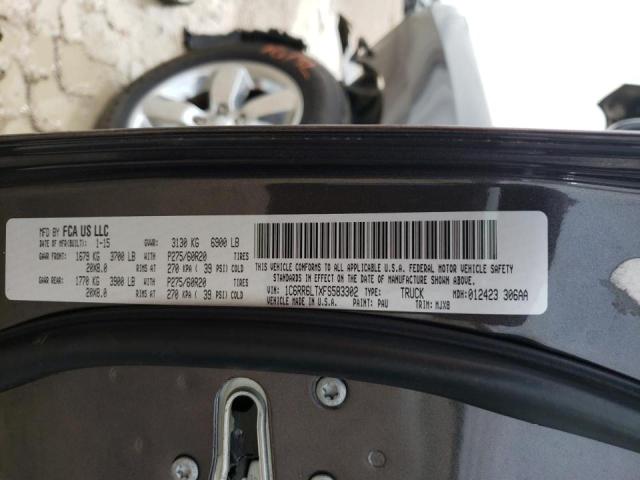 Photo 10 from auction – 2015 RAM 1500 SLT with VIN 1C6RR6LTXFS583302