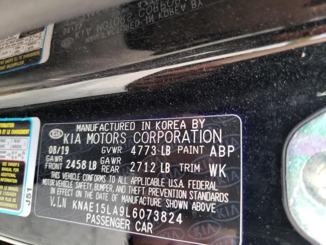 Photo 10 from auction – 2020 KIA STINGER with VIN KNAE15LA9L6073824