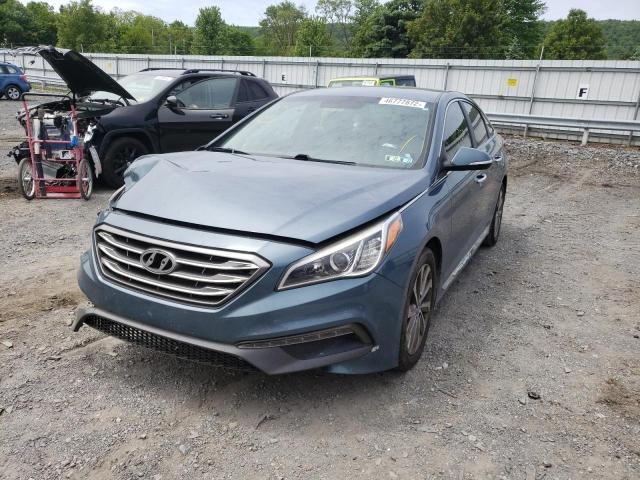 Photo 2 from auction – 2015 HYUNDAI SONATA SPO with VIN 5NPE34AF9FH221146