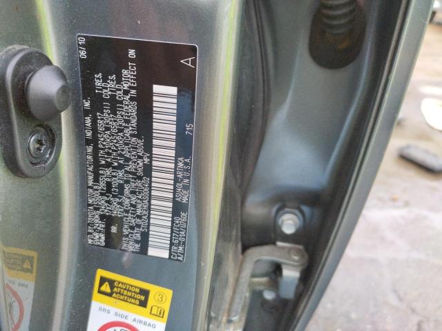 Photo 10 from auction – 2010 TOYOTA HIGHLANDER with VIN 5TDZA3EH0AS006402