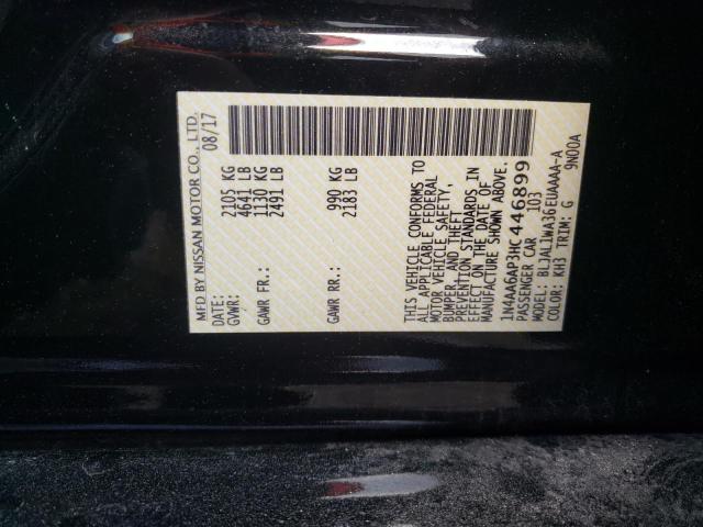 Photo 10 from auction – 2017 NISSAN MAXIMA 3.5 with VIN 1N4AA6AP3HC446899