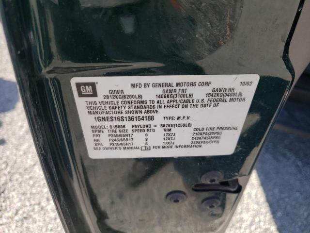 Photo 10 from auction – 2003 CHEVROLET TRAILBLAZE with VIN 1GNES16S136154188