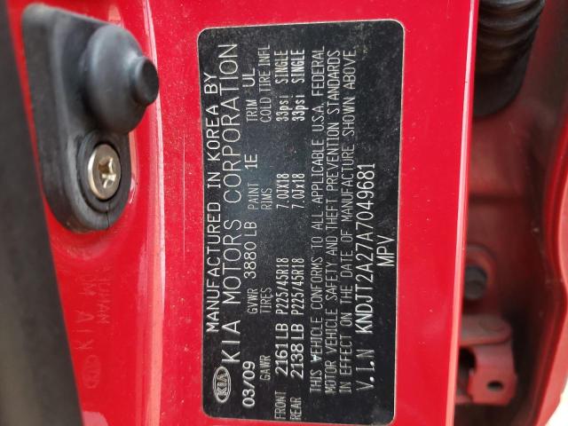 Photo 10 from auction – 2010 KIA SOUL + with VIN KNDJT2A27A7049681