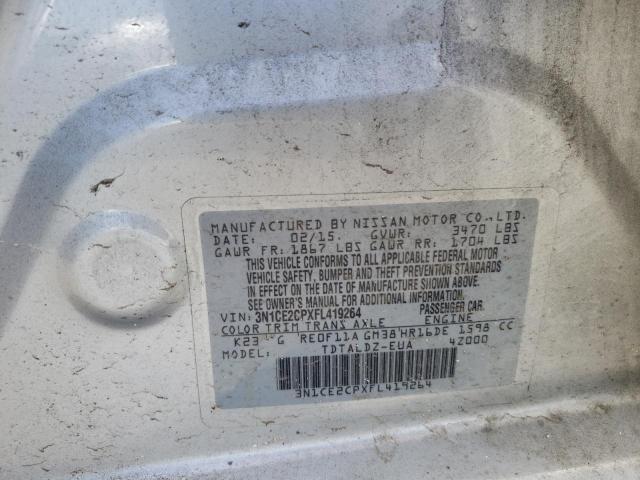 Photo 10 from auction – 2015 NISSAN VERSA NOTE with VIN 3N1CE2CPXFL419264