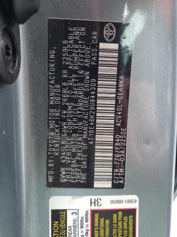 Photo 10 from auction – 2009 TOYOTA CAMRY BASE with VIN 4T1BE46K29U844309