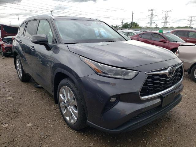TOYOTA HIGHLANDER 2020 with VIN 5TDDZRBH7LS011349 - Photo from auction
