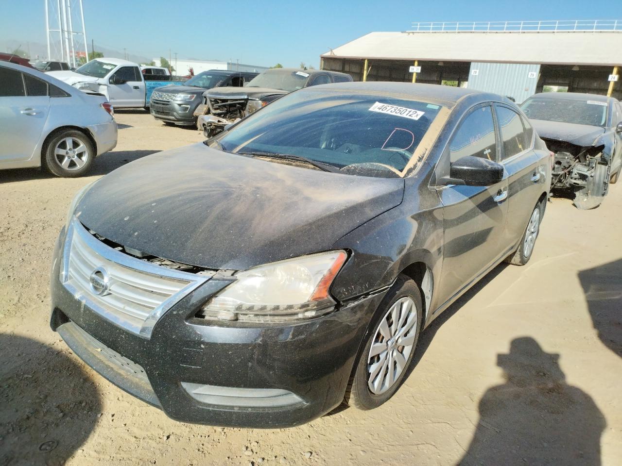 Photo 2 from auction – 2013 NISSAN SENTRA S with VIN 3N1AB7AP2DL611470