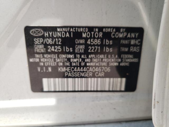 Photo 10 from auction – 2012 HYUNDAI SONATA HYB with VIN KMHEC4A44CA046706