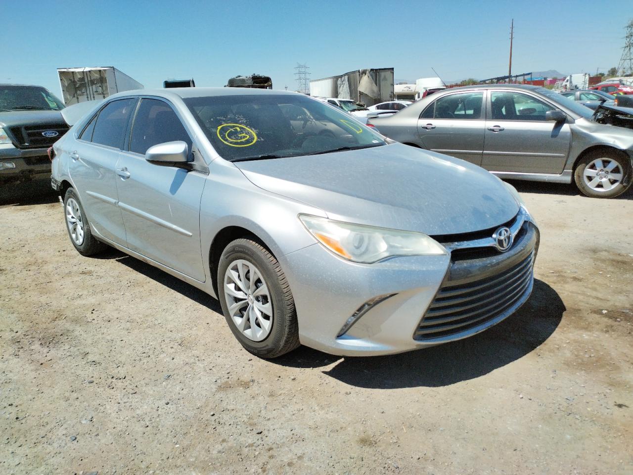 TOYOTA CAMRY LE 2015 with VIN 4T1BF1FK9FU039060 - Photo from auction