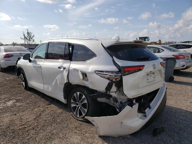 Photo 3 from auction – 2020 TOYOTA HIGHLANDER with VIN 5TDGZRAH2LS511045