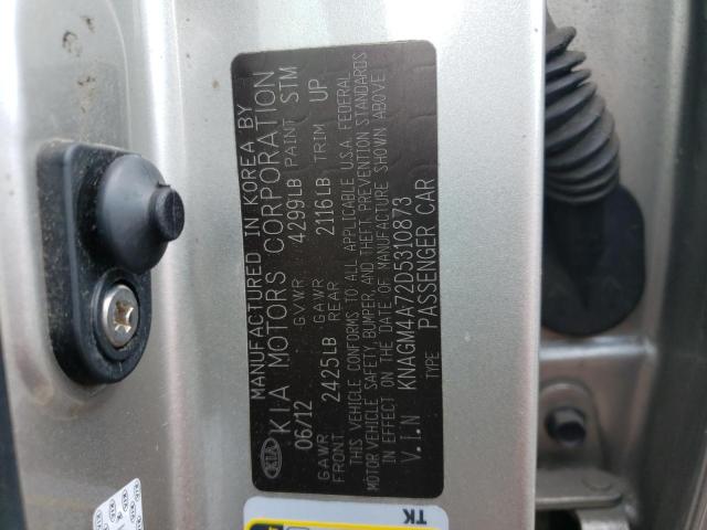 Photo 10 from auction – 2013 KIA OPTIMA LX with VIN KNAGM4A72D5310873