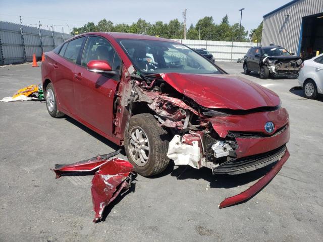 TOYOTA PRIUS 2018 with VIN JTDKBRFU2J3598481 - Photo from auction