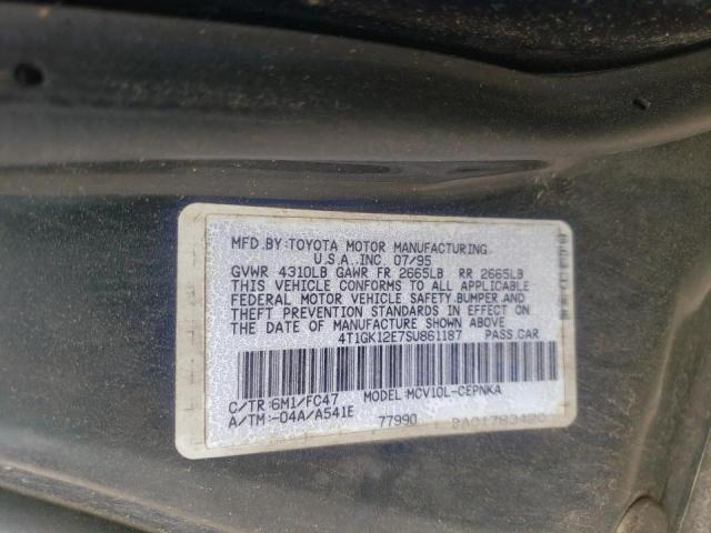 Photo 10 from auction – 1995 TOYOTA CAMRY LE with VIN 4T1GK12E7SU861187