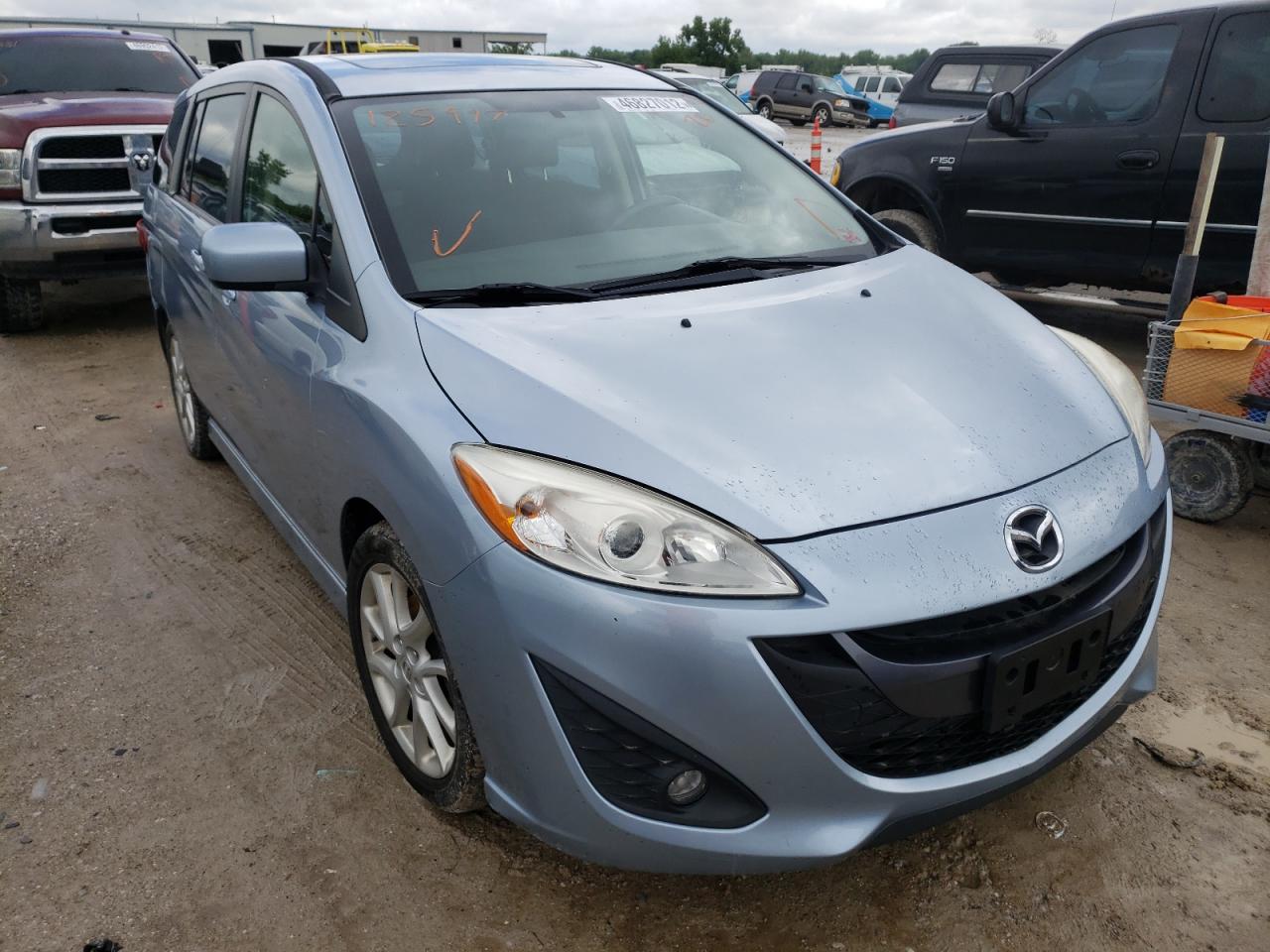 MAZDA 5 2012 with VIN JM1CW2CL7C0125997 - Photo from auction