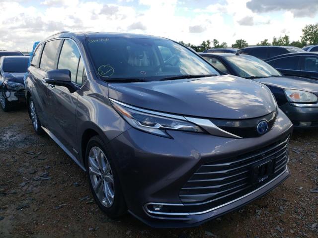TOYOTA SIENNA LIM 2021 with VIN 5TDERKEC2MS001924 - Photo from auction