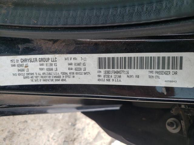 Photo 10 from auction – 2011 DODGE AVENGER MA with VIN 1B3BD1FB4BN577116