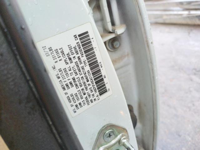 Photo 10 from auction – 2012 HONDA ACCORD LXP with VIN 1HGCP2F49CA213284