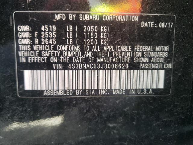 Photo 10 from auction – 2018 SUBARU LEGACY 2.5 with VIN 4S3BNAC63J3006620